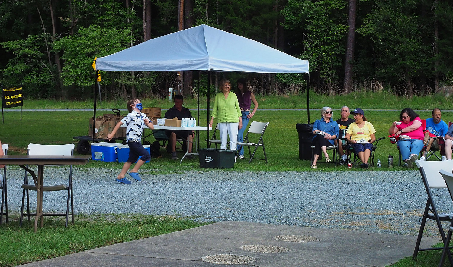 Cedar Grove UMC members, local community members and people from adjacent cities attended Cedar Grove's 'summer fiesta' last Saturday in Pittsboro.